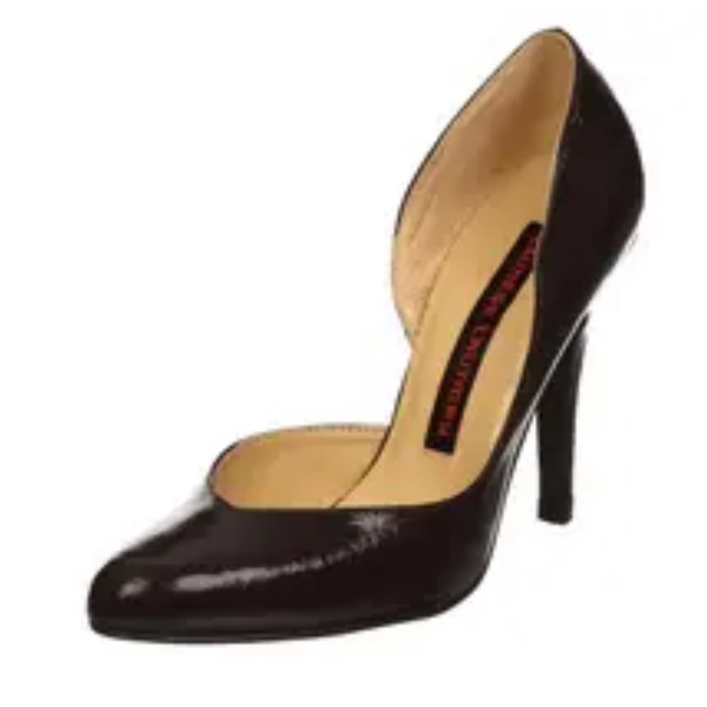 Chinese Laundry Attitude Black Patent Dorsay Heels